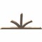 Ekena Millwork Richland Smooth Timber Gable Bracket, Douglas Fir, 108"W x 54"H x 3 1/2"D x 5 1/2"F, 12/12 Pitch GBW108X54X0406RIC00SDF - alternate 3